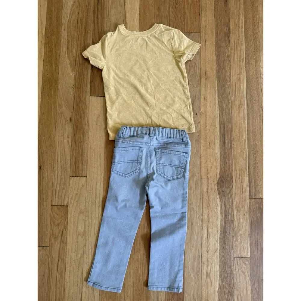 Boys Toddler Clothing Bundle - Size 3/4 T Fall Hoodie Jeans t-shirt